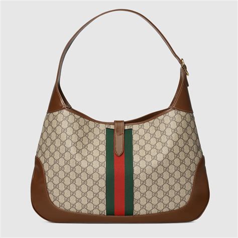 Gucci GG Supreme Small Jackie 1961 Hobo w/ Strap Extender